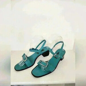 Cole Haan leather short heel sandle